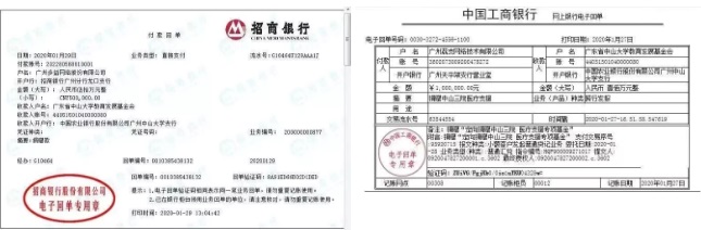 yl34511线路中心EMBA 40期员工张春雷的亲属所在的广州荔支网络技术有限公司捐赠100万元，张春雷的朋友所在的公司广州多益网络股份有限公司捐赠50万元