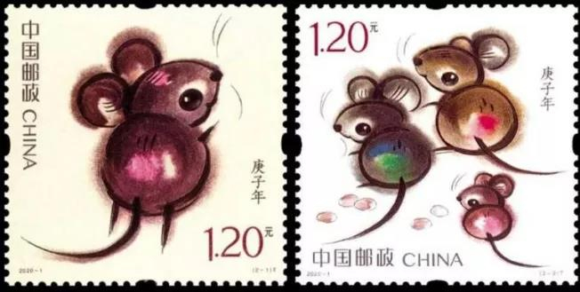 四轮生肖鼠，发行于2020年
